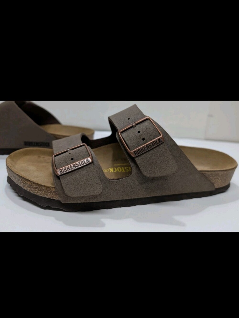 Birkenstock Arizona Slides Sandals Mens Brown 30 L8 M6 - Picture 7 of 14